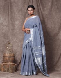 Cotton Linen Saree